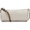 Michael Kors Izzy - Borsa piccola da donna, Vanilla/Acorn, Small, Izzy, borsa piccola