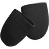 Wdfnexalai 2a - Set di 2 copridita in neoprene elastico per dita dei piedi, vestibilità comoda e sicura, in neoprene, taglia M, colore: nero