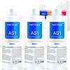 YMEYFAN AS1 Aqua Peeling Solution per macchina per il viso (versione inglese), soluzione Aqua Peeling per macchina per il viso professionale, sieri idratanti per la pulizia (400 ml x 3 flaconi)