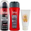 Amami BEAUTY Intesa Uomo Set, Schiuma da Barba Energizzante con Caffeina e Guaranà 300ml, Bagno Doccia Shampoo Rigenerante 500ml, Crema Mani con Artiglio del Diavolo e Arnica, 50ml - Amami BEAUTY