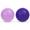 URAQT Palline Massaggio, 2 Pezzi Palle per Massaggio Fitness Lacrosse Ball, Set di Palline da Massaggio per Alleviare lo Stress, Recupero Muscolare(Viola scuro + viola chiaro)