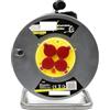 LED LEDS PROLUNGA ELETTRICA CIVILE CON AVVOLGICAVO 50 MT METRI 3G2.5 mm² Schuko 3X2,5MM