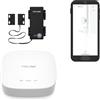 YoLink LoRa Smart Outdoor Contact Sensor & Hub Starter Kit, Sensore porta cancello e capannone, sensore universale di chiusura di contatto, avvisi e-mail/SMS/push, raggio d'aria aperto da 1/4 miglio