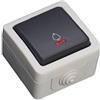 GSC Evolution- Pulsante impermeabile con LED luminoso IP54, 250 V, 10 A
