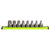 Grip Edge GripEdge | Set di 8 driver RPT 3/8'' Drive Low Profile Star Dual Action | Include misure - T30, T40, T45, T47, T50, T55, T60 e T70 | Include guida in alluminio di alta qualità |