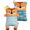 NICI 62290 Volpe di Peluche Fronte/Retro, Morbido Peluche per Le Coccole e i Giochi dei Piccoli Amanti degli Animali, Ideale per casa, Asilo o in Viaggio, 30 x 20 cm, Arancione