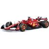 Burago Bburago - Ferrari SF-24#16 Charles Leclerc Imola GP 2024, Scala 1:43, Modellino Diecast con Casco e Teca Espositiva, Dettagli Realistici, Licenza Ufficiale Ferrari, Età 14+