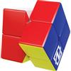 Goliath Nexcube 2x2 Classic, Cubo per Speedcuber, Massima Velocità, Senza adesivi con Riposizionamento Preciso e doppio sistema di regolazione - Multicolore