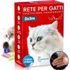 NICEOWL Rete per Gatti I Trasparente I 8x3m I Giocattolo Regalo I Rete per Gatti Balcone Trasparente I Rete Balcone per Gatti | Rete Protezione Balcone e Finestra per Gatti