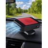 Otufan Riscaldatore per Auto Portatile, 200W 12V Riscaldamento Rapido 2 in 1 e Sbrinatore 360° per Parabrezza con Ventilazione (12V, Rosso)