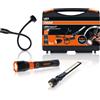 OSRAM LEDinspect 3-IN-1 INSPECTION LIGHT KIT, torcia e lampada di ispezione a collo di cigno flessibile; quattro modalità di illuminazione; base con impugnatura magnetica