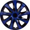 NRM ko249 Copricerchi Draco CS, Nero/Blu, 13 Pollici, Set da 4