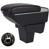 SZSS-CAR Console Centrale per Auto Bracciolo Misura per Suzuki Vitara 2014 2015 2016 2017 2018 2019 2020 2021 Braccioli in Pelle Scatola di Immagazzinaggio