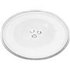 vhbw piatto compatibile con Sharp YC-LS201, R-62WW, R-642INW, R-642BKW forni a microonde - Piatto girevole con attacco a Y, 25,5 cm, vetro trasparente