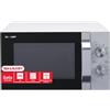 Sharp R204WA - Microonde Solo, 20 l, 800 W, 6 livelli di potenza, timer da 30 minuti a 00 secondi, colore: Bianco