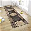 WTHYGB Tappeto a passatoia per cucina e corridoio, antiscivolo, lavabile, per corridoio, 60 x 250 cm, beige