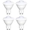 TobeBright Lampadine LED Motion con Sensore PIR Integrato GU10 5W, Bianco Caldo 3000K, Accensione/Spegnimento Automatico, Ideali per Scale/Garage/Corridoi (Confezione da 4)