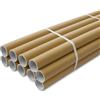 Niik 10 Tubi di Cartone Lunghezza 160 cm Diametro 4,5 cm Anima Rotoli per Tessuti Tele decoupage