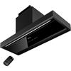 KOMPATIC Cappa Aspirante da Incasso Kompatic Yara 90 KPYR60BIB, 90 cm, 800 m³/h, Classe A+, Gesture e Touch, Telecomando, No Drip, LED Regolabile, Nero