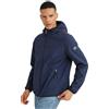 Lumberjack giubbetto Cover softshell cappuccio fisso Blu 52