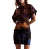 Desigual Donna Vestito Disegnato da Mr. Christian Lacroix.