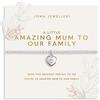 Joma Jewellery Un piccolo braccialetto per la persona amata nella tua vita | Marvellous Mum | Amazing Auntie | Super Sister | Wonderful Nan/Nana/Nonna/Nonna | Madre e figlio