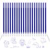 Skymico 24 mine di ricambio colorate, 24 pezzi, blu scuro, lunghezza di scrittura 200 m, compatibile con penne gel Legami, ricariche da 0,7 mm con inchiostro cancellabile, spessore medio - penna a
