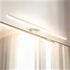 Lampada LED da Specchio 80cm Bianca 15W IP54 Tripla Installazione Colore Bianco Naturale 4.000K