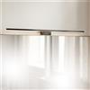 Lampada LED da Specchio 80cm Nera 15W IP54 Tripla Installazione Colore Bianco Caldo 3.000K