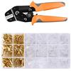 AUBEST Piegatore idraulico, SN-28B SN-48B SN-58B Set di pinze di crimpatura for JST ZH1.5 2.0PH 2.5XH EH SM Connettori Servo Kit attrezzi a crimper(SN-58B 300PCS)
