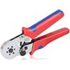 AUBEST Piegatore idraulico, Utensili a crimpare terminale tubolari Mini Pinze elettriche HSC8 10SA / 6-4 0,25-1 0mm2 23-7AWG 6-6 0.25- Set di morsetti ad alta precisione 6mm2(6-6)