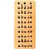Generic Porta Punzoni e Scalpelli Stand Portatile in Legno a 30 Fori