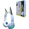 Lexibook, Cuffie luminose pieghevoli Bluetooth e cablate con design 3D dell'universo Bluey, Blu, HPBT015BY
