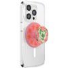 PopSockets Grip per telefono MagSafe con supporto, supporto magnetico, supporto Swappable Top, Secure Hold for iPhone MagSafe Cases, Phone & Tablet Grip, Pokemon Grass Type - Sprigatito Stretch
