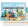BOYATONG City Land - Gioco di carte da campeggio, edizione regalo per campeggiatori, uomini e donne, gadget per camper, accessori da campeggio 2025, dai 9 anni in su, 50 fogli DIN A4