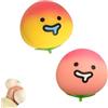 HADAVAKA Peach Squeeze Toys, Soft Stretchy Squish Ball, Cute Fruit Stress Relief Toys For Calm & Relaxation, Portable Fidget For Kids & Adults, Anxiety Relief Hand Toy (Mix)