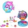 Polly Pocket - Cofanetto Spiaggia dei Delfini e Mare con Micro Bambola Polly, Sirena e Accessori, Giocattolo per Bambini 4+Anni, GTN20