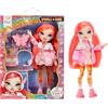 Rainbow High Sparkle & Shine Doll - Dawn - Bambola Fashion di 28 cm con Capelli Rosso Corallo e Bolle Magiche sulle Gambe, Colore, Stile, Gioco, Collezionabile, età 4-12 Anni