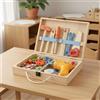 Cassetta Attrezzi in Legno Sviluppo Manuale Gioco Attrezzi in Legno per Bambini