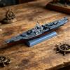 Corazzata B And B-68 Dettagliato Modello Nave da Conflitto con Base