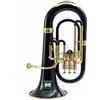 Indian Musical Instrument Euphonium 3 valvola Bb Pitch con custodia e bocchino (nero oro)