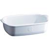 Emile Henry, Piatto da Forno Singolo in Ceramica, Ceramica, Farina, 22 x 14 x 6 cm