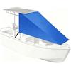 JCSRYD Tendalino Prora T-Top per Copertura di Gommone, Parasole Tessuto Oxford 600D Impermeabile, Copertura Solare con Protezione UV50+ per Barca con Console Centrale