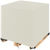 GSXLZ Copertura Per Rack Per Squat Copertura for pallet impermeabile con cerniera e cinghie elastiche regolabili for stoccaggio all'aperto 48x60x48 pollici(Black)