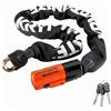 Kryptonite Catena integrata Evolution 1090 | Catena antifurto per bici | Livello di sicurezza 8/10 | Compattezza e robustezza al servizio della tua biciletta | Lunghezza 90 cm