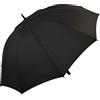 Impliva Falcone Ombrello classico, 130 cm, Nero (Schwarz)
