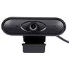 HUIOP Videocamera Web 1080P Messa a fuoco Manuale Webcam USB Fotocamera Computer Microfono incorporato Fotocamera senza Lettore per Computer Portatile PC Nero,Computer Camera