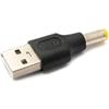 System-S Adattatore DC 20 V 5,5 x 1,7 maschio a USB 2.0, cavo nero
