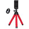 Generico Supporto Treppiede Flessibile Per Telefono - Supporto Per Fotocamera Regolabile In ABS, Gambe Pieghevoli Stile Polipo Con Presa Stabile Creatività | Per Vlogging Selfie In Viaggio Uso Di Regi