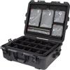 NANUK 945 Pro Photo Kit - Valigia rigida impermeabile per fotocamera con divisori imbottiti e organizer per coperchio (63,8 cm × 50,5 cm × 22,4 cm) - Antipolvere e resistente agli urti (Nero)